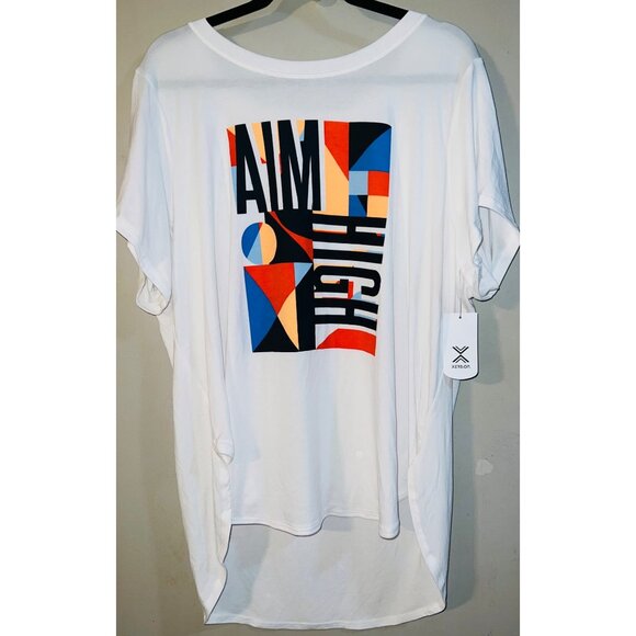 Xersion Tops - New! Xersion Women's Quick-Dri White T-Shirt 1X Modal/Polyester/Spandex NWT